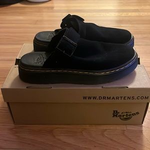 Doc marten suede black slip on Carlson doc martin